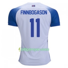 Billige Fotballdrakter Island Finnbogason 11 VM 2018 Bortedraktsett